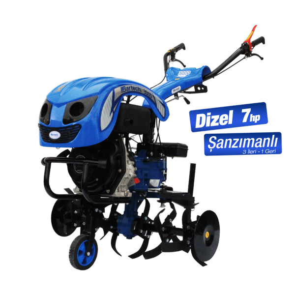 300D Dizel Çapalama Makinesi – 7 HP Gücünde İPLİ  MARŞLI