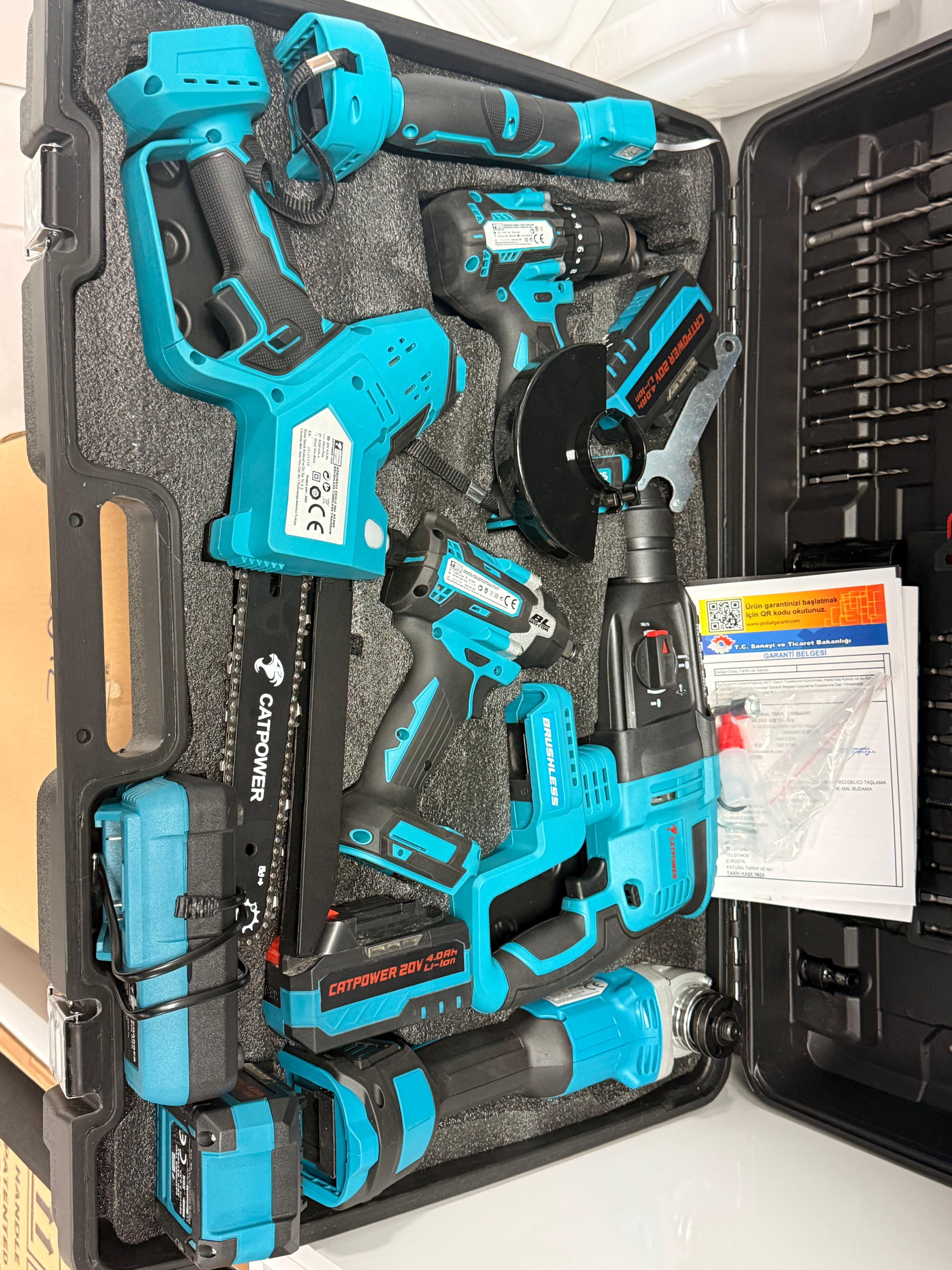 AKÜLÜ 6'LI SET 20V 4.0Ah