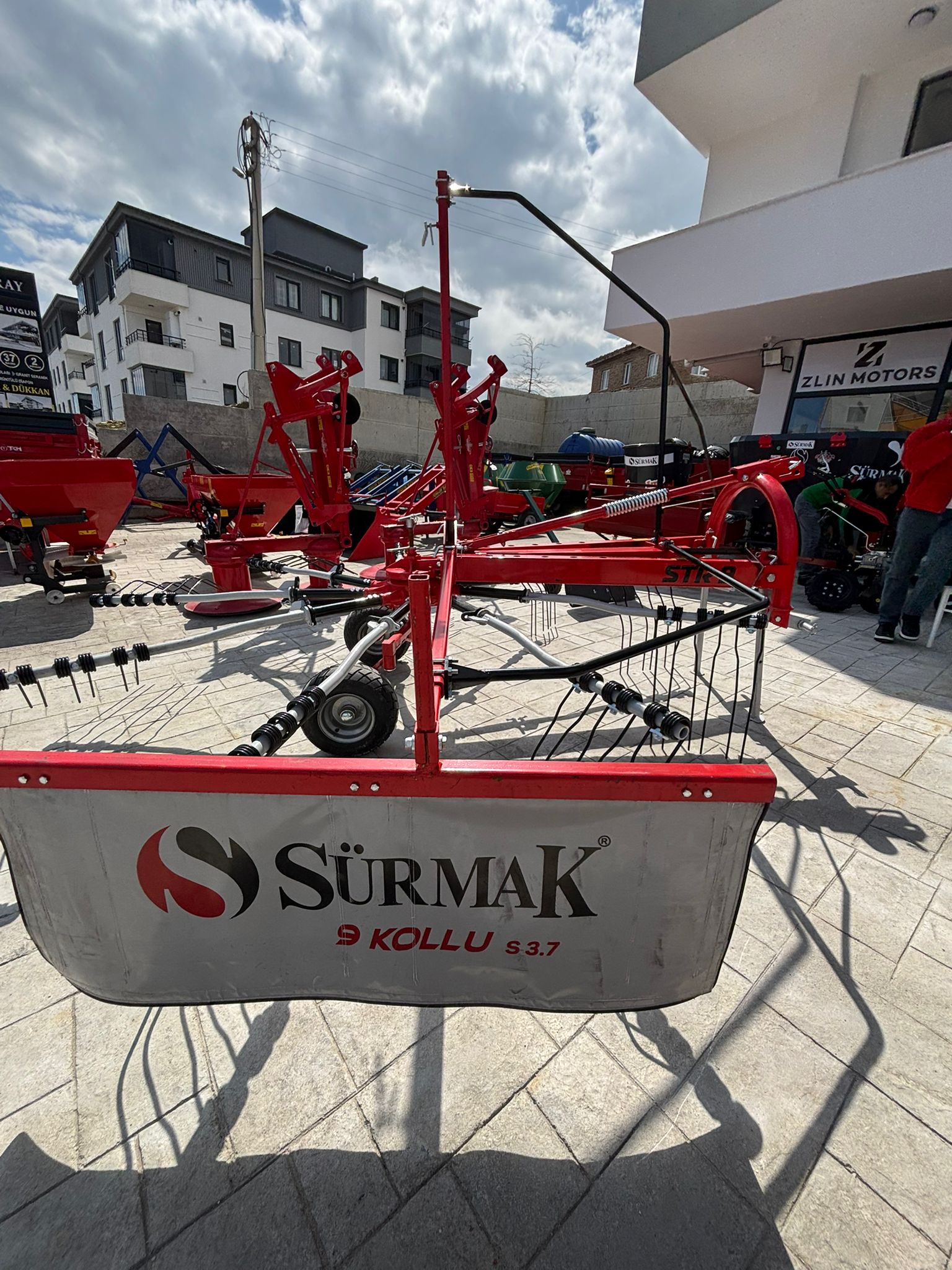 9 ROTORLU OT TOPLAMA MAKİNESİ