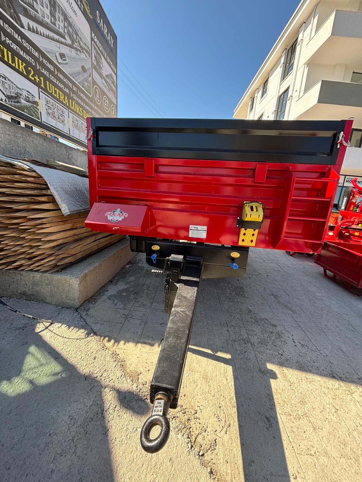 5 TON RÖMORK TEK DİNGİL FRENLİ