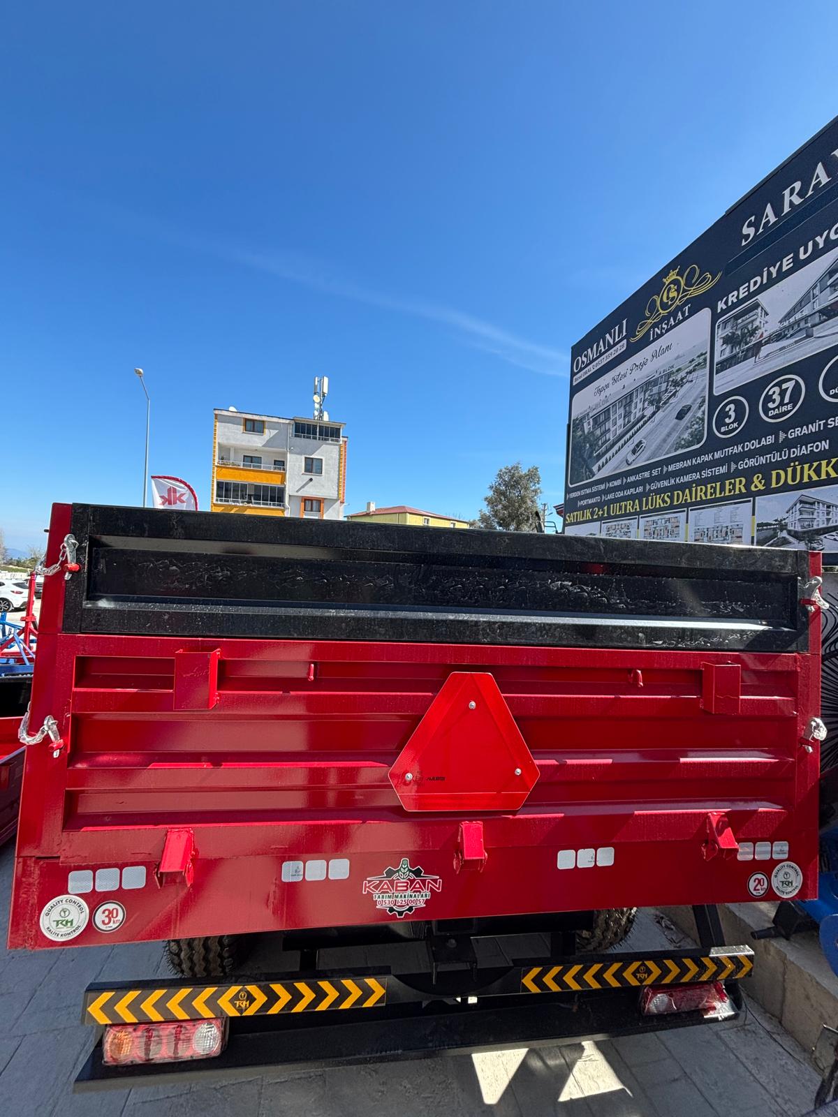 5 TON RÖMORK TEK DİNGİL FRENLİ