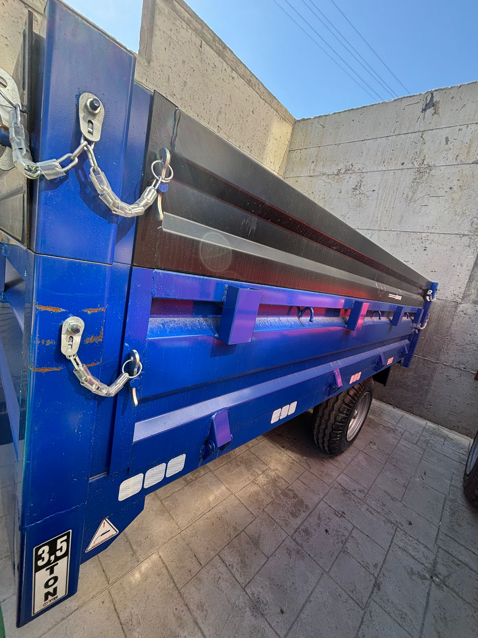 3,5 TON RÖMORK TEK DİNGİL FRENSİZ