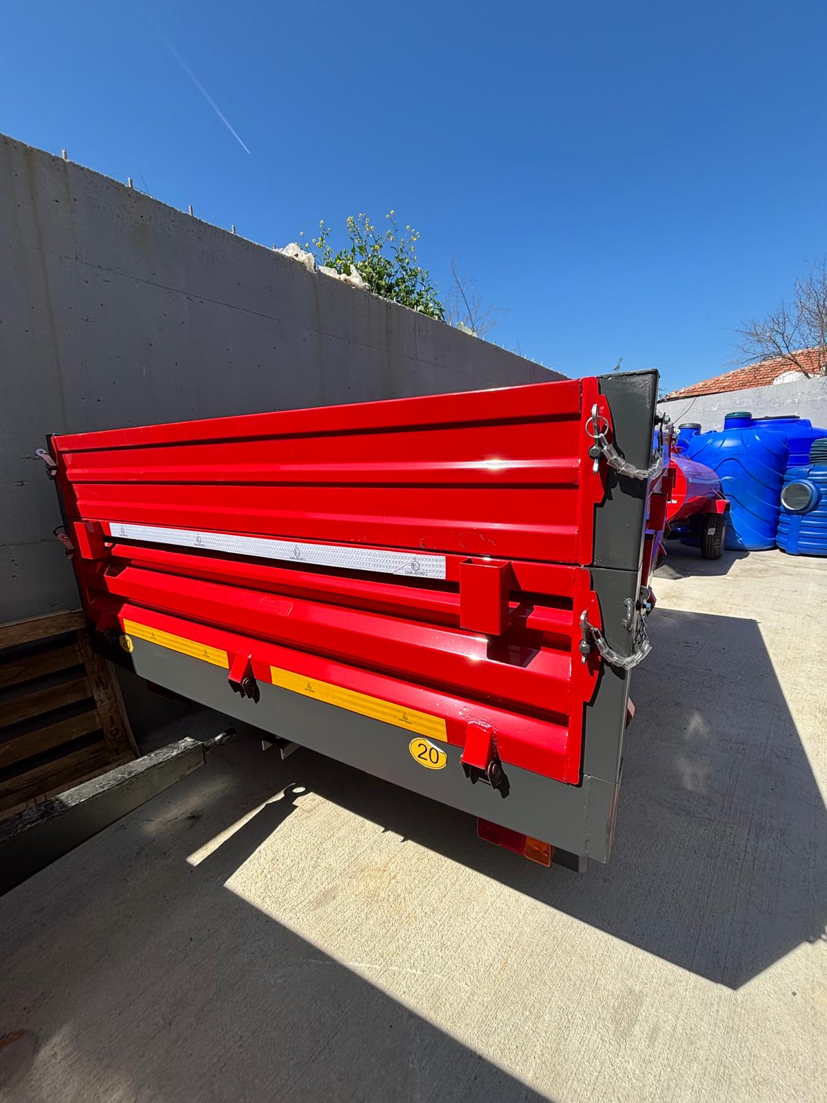 3,5 TON RÖMORK TEK DİNGİL FRENLİ