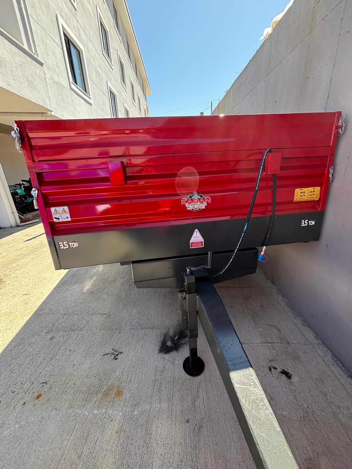 3,5 TON RÖMORK TEK DİNGİL FRENLİ